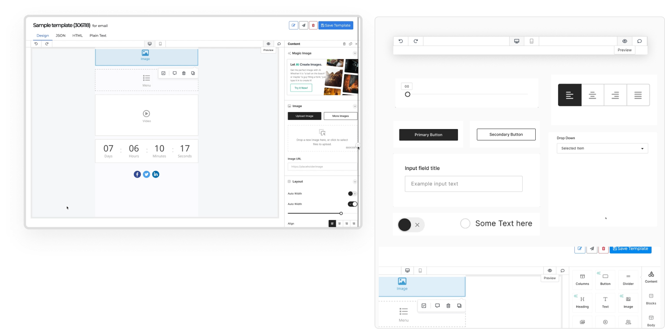 Usability audit — interaction and component refinements
